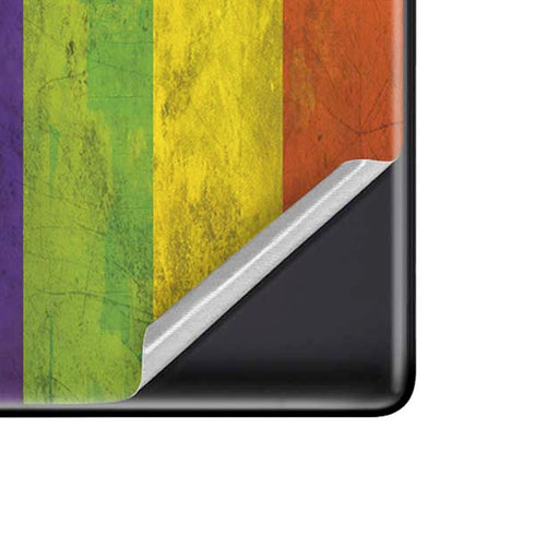 Distressed Rainbow Flag Pixel Skins